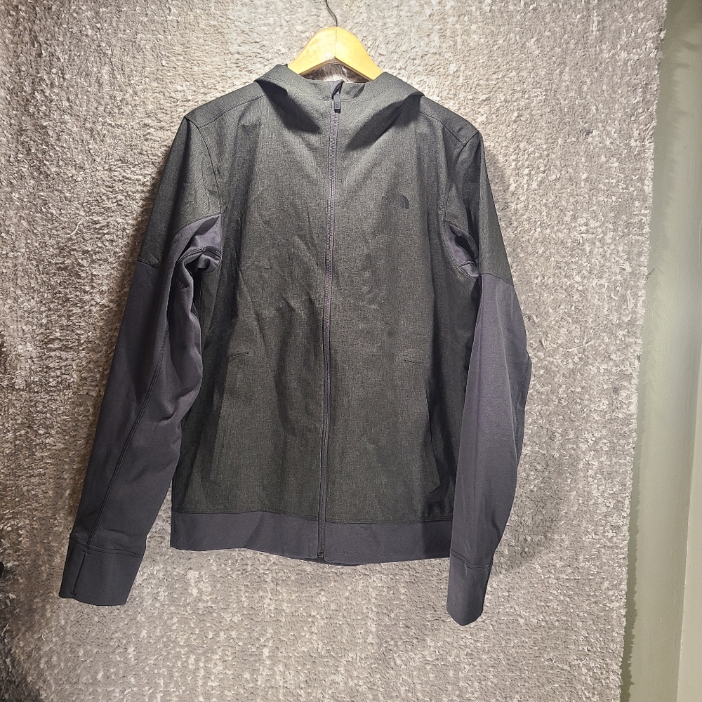 The North Face Men's Kilowatt Light Jacket Size M Gray Hooded Polyester